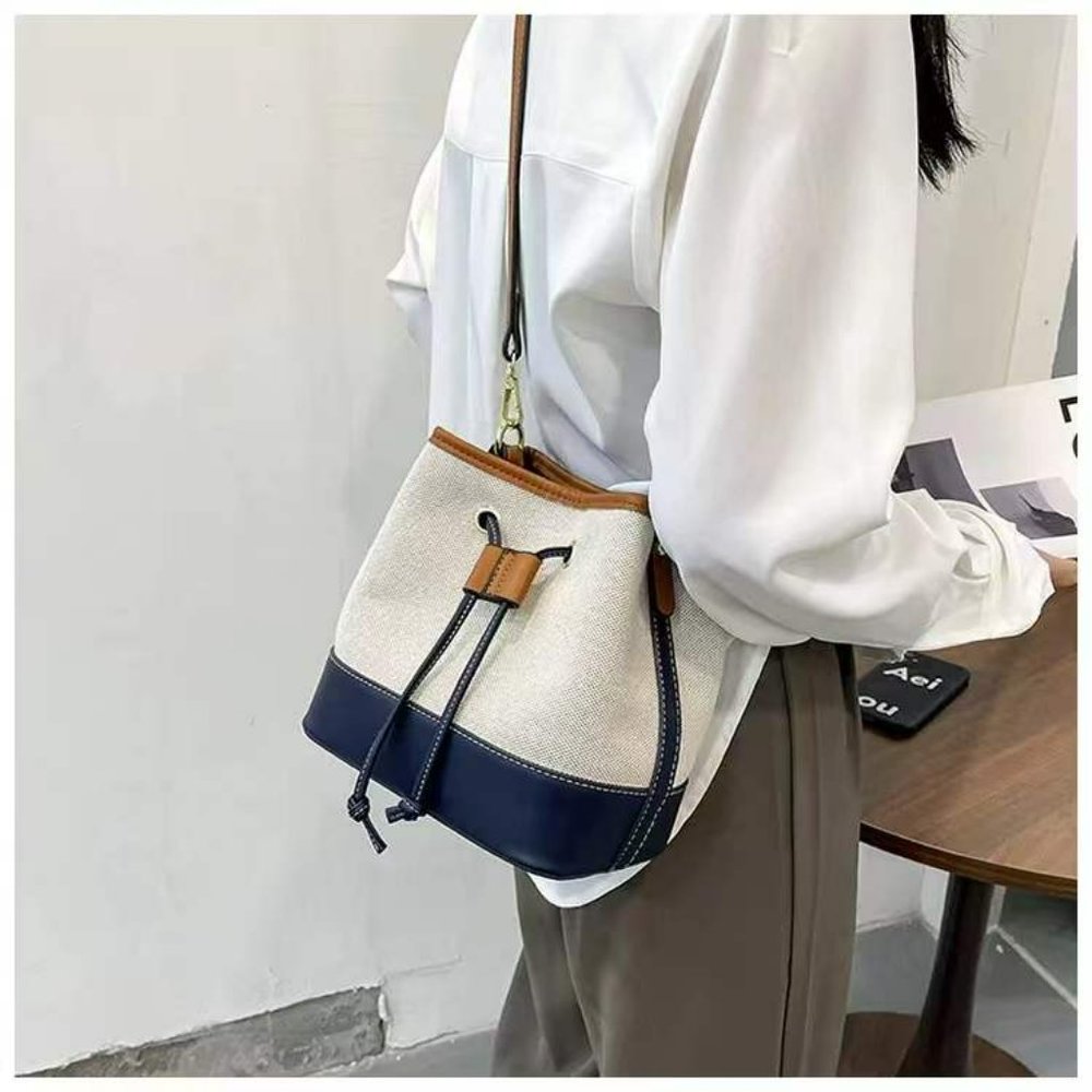 Small Bucket Style Convertible Backpack Bucket Women Bag Crossbody Bag